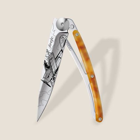 Aviation 37g Knife, Light Turtle