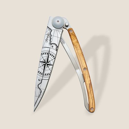 Terra Incognita 37g Knife, Olive wood