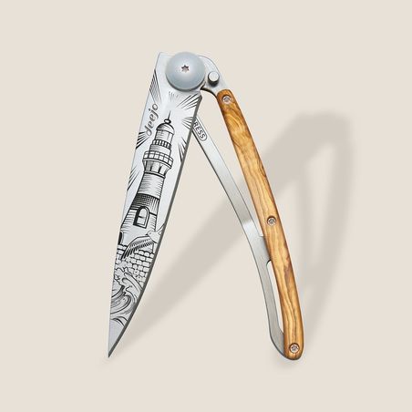 Lighthouse 37g Knife, Olive Wood