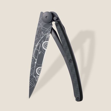 Young Timer 37g Knife, Carbon Fiber