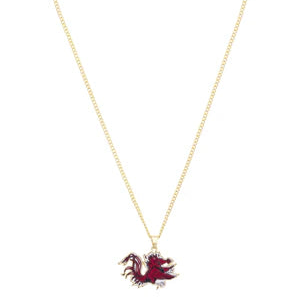 South Carolina Gamecocks Enamel Icon Necklace