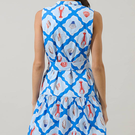 Lobster Bay Vilma Sleeveless Mini Dress