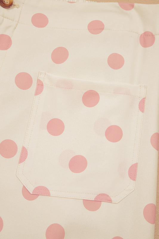 Polka Dot Pant- Pink