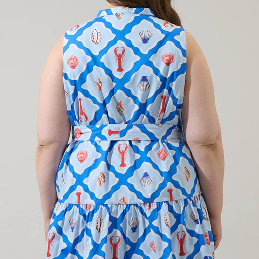 Lobster Bay Vilma Sleeveless Mini Dress Curve