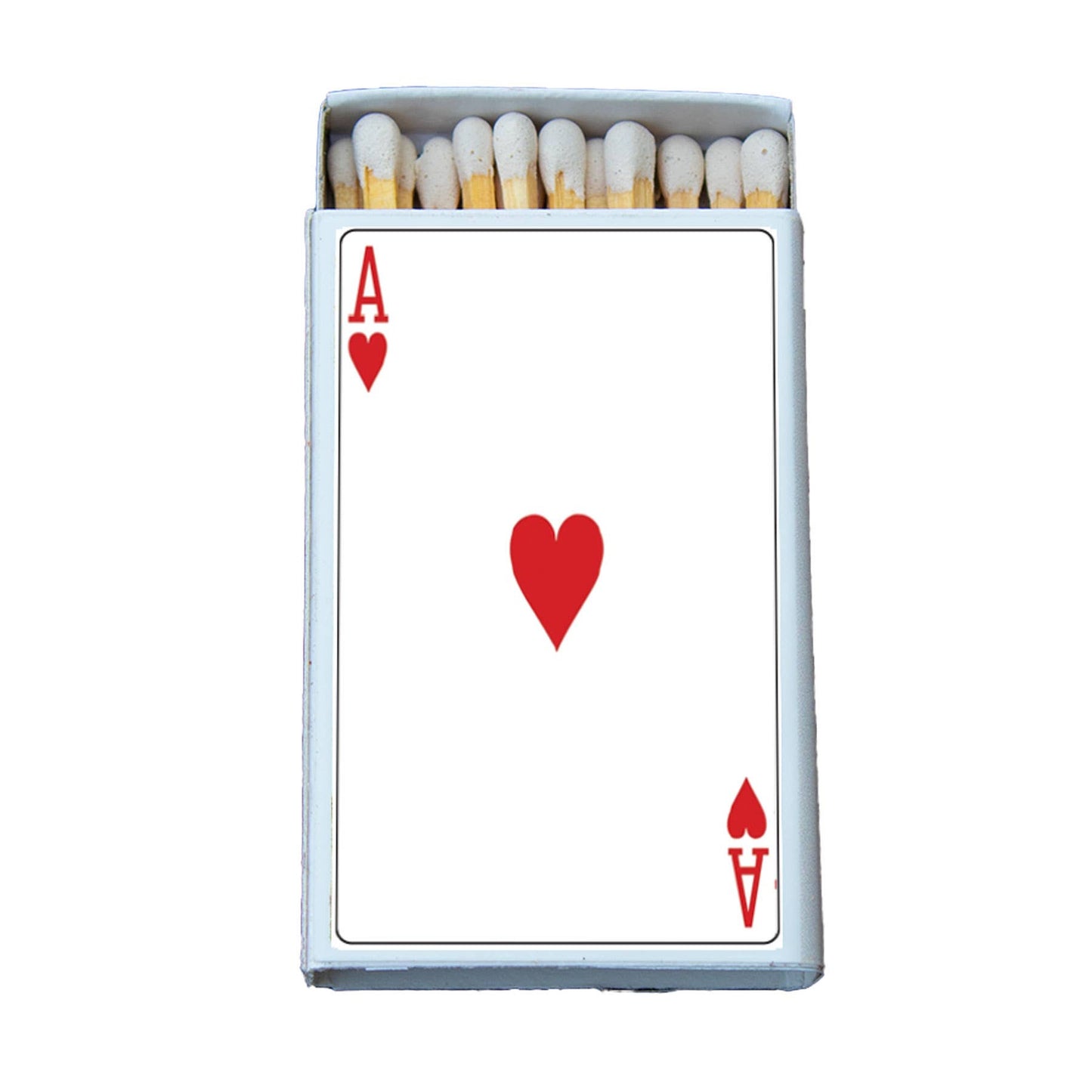 Ace of Hearts Matches - Red