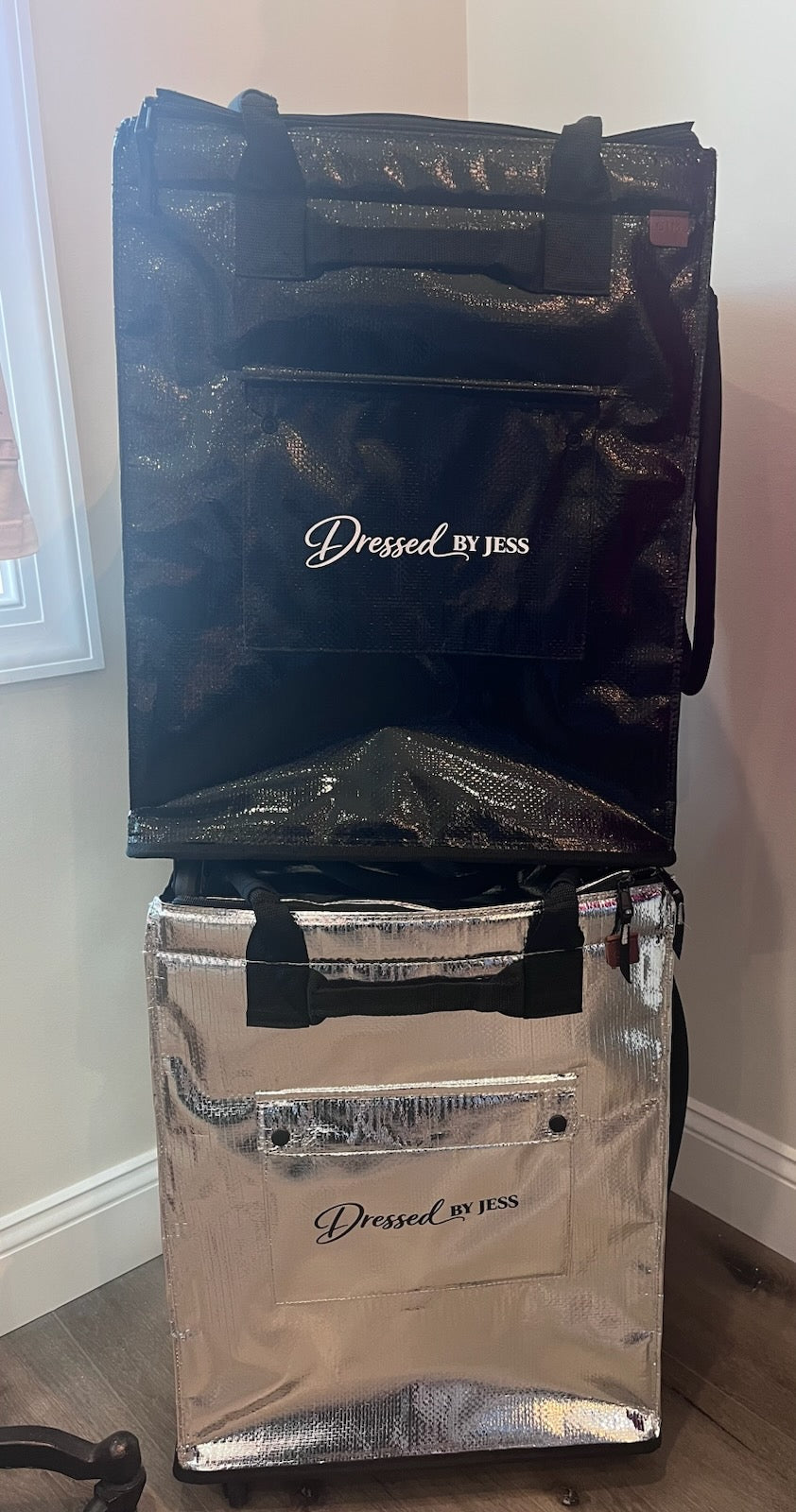 Foldable Tote Bag On Wheels by Dressed By Jess