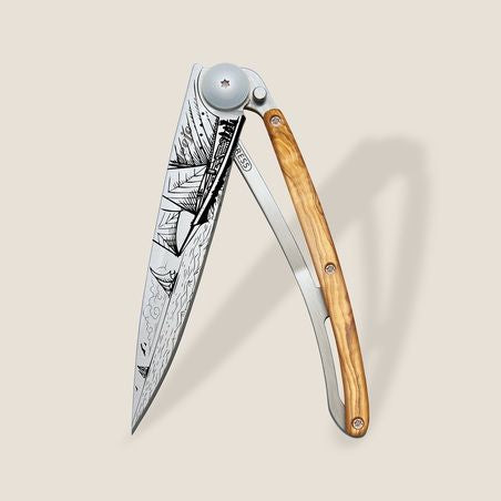 Sailing Knife, Olive Wood 37g