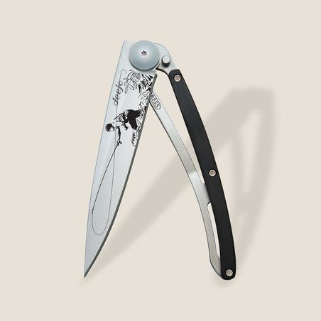 Fly Fishing Knife, Ebony Wood 37g