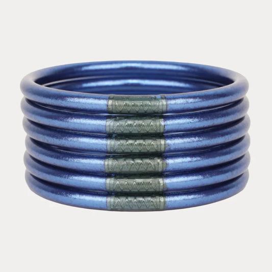 BuDhaGirl Marine All Weather Bangles (Set of 6) -Small