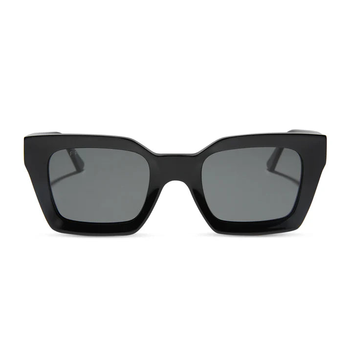 DIFF- Greer- Black Grey Polarized Sunglasses