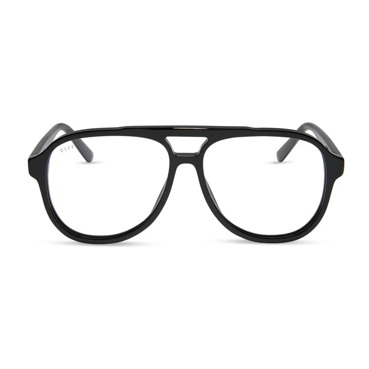 DIFF- Tatum- Black -Blue Light Readers- 2.5