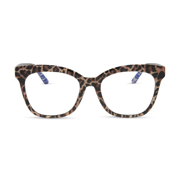 DIFF-Willa- Leopard Tortoise- Blue Light Readers- 2.0