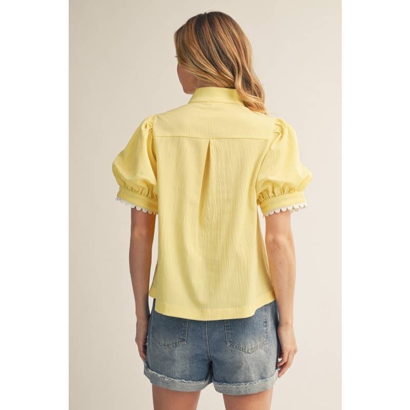 Sunshine Scallop Top