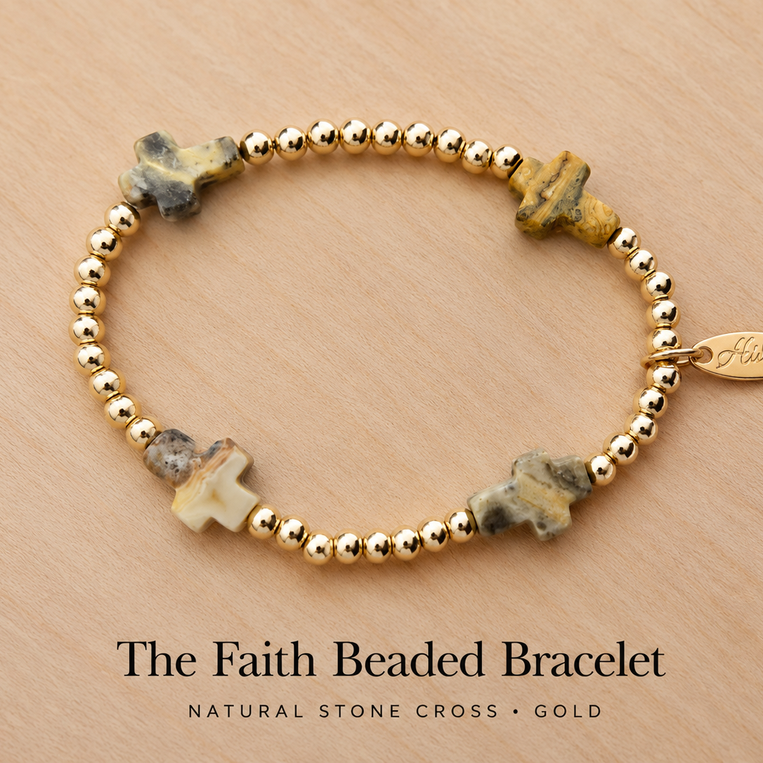Faith Beaded Bracelet