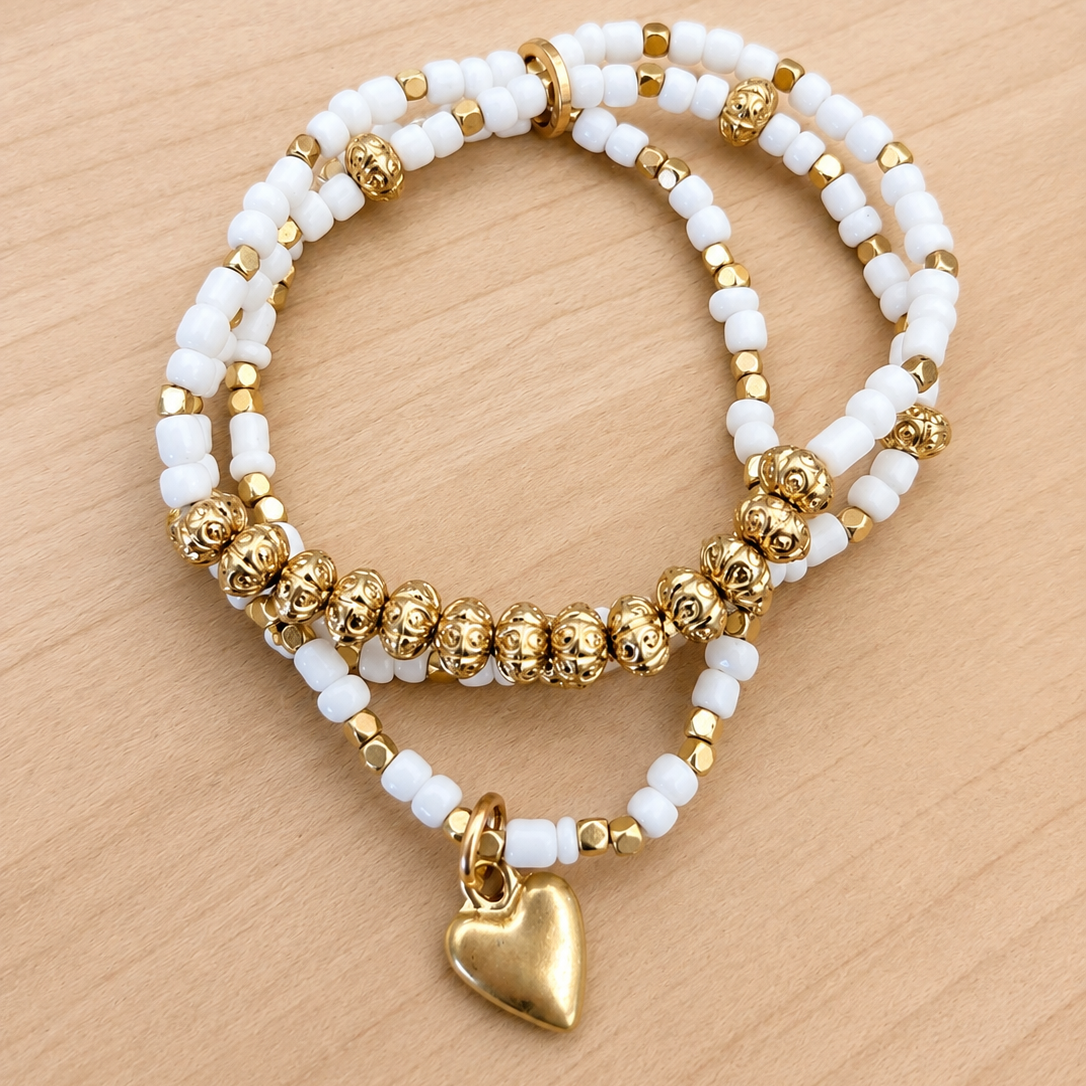 Ocean Breeze Heart Bracelet