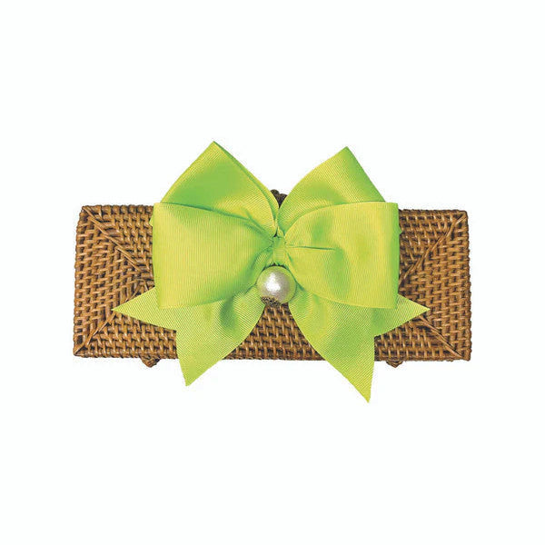 Fluffy Bow Pearl Drop