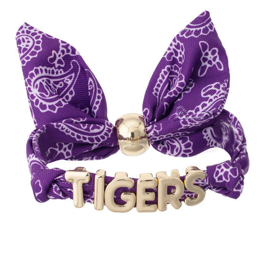 Clemson Tigers Bandana Slider Bracelet