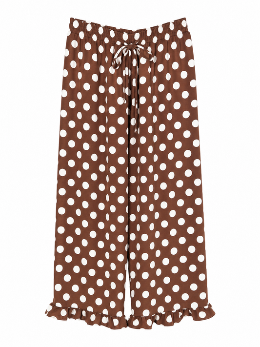Pokadot Ruffle Pant