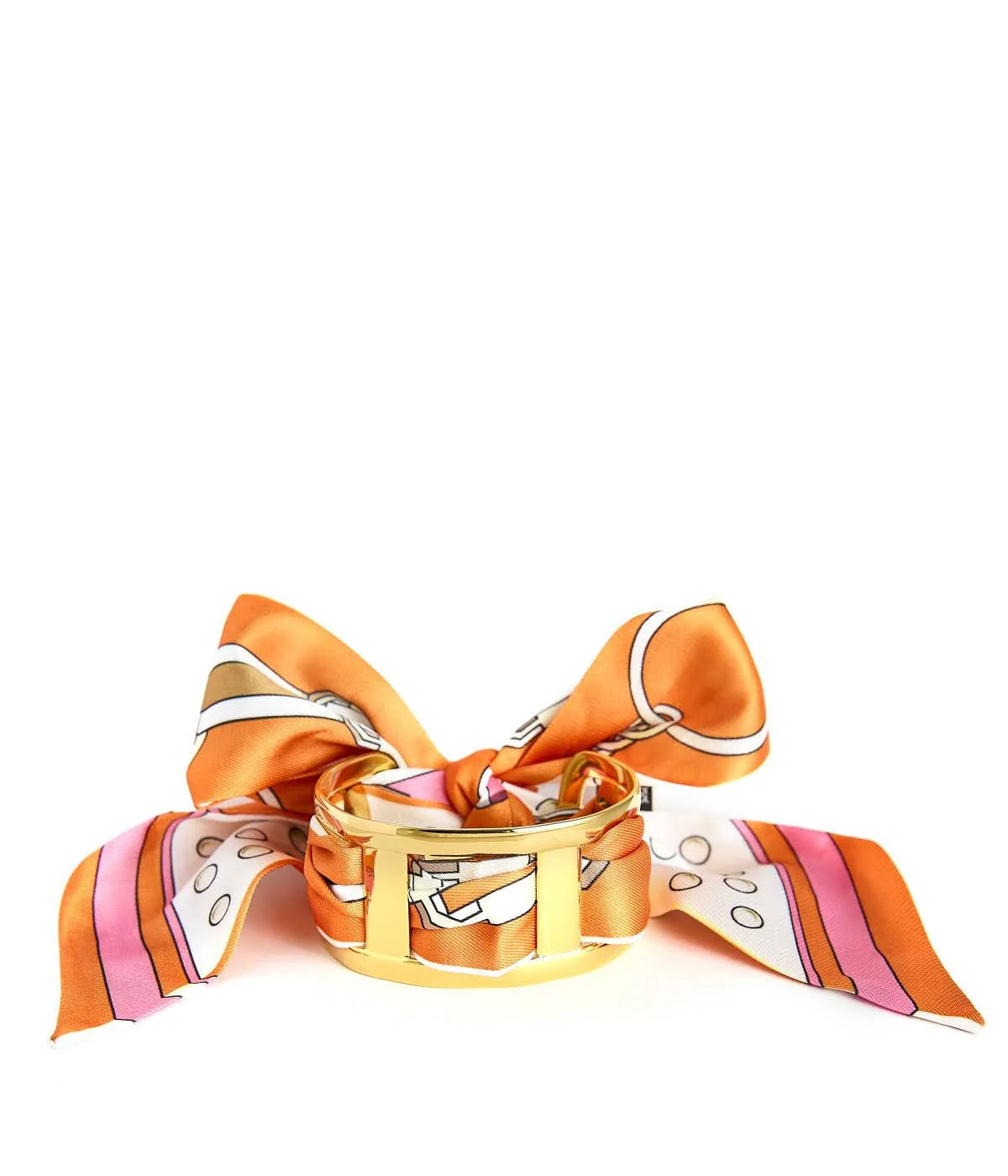 Scarf cuff bracelet
