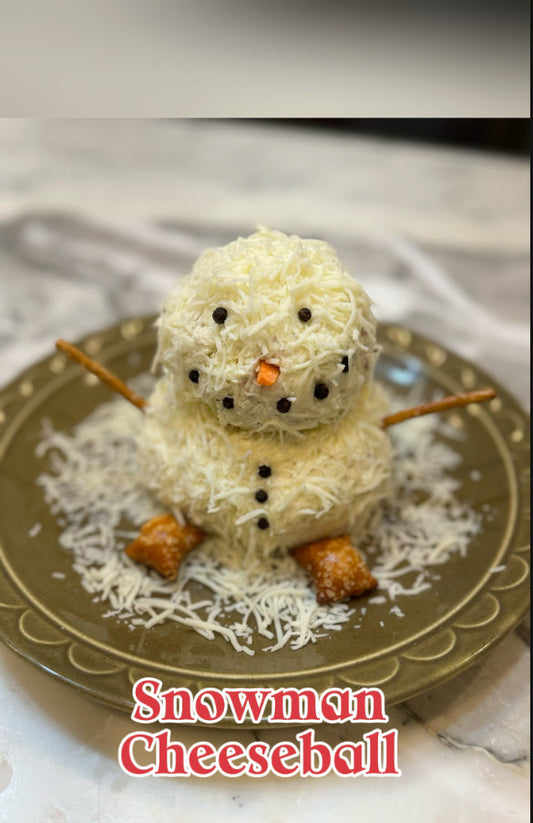 Snowman Cheeseball