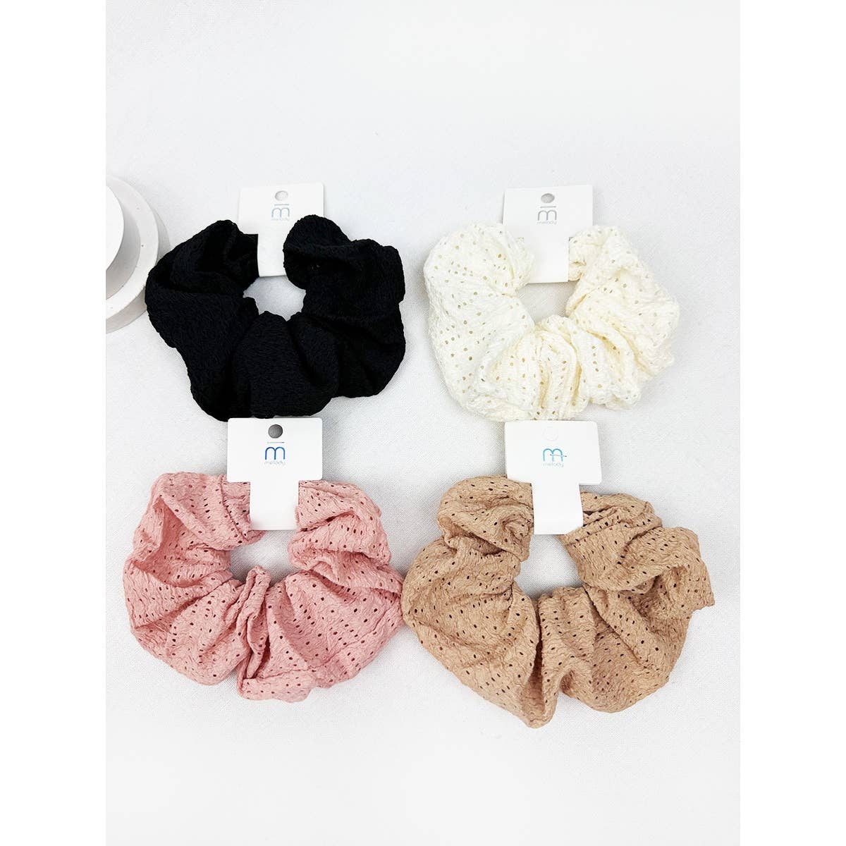 Eyelet Lace Scrunchies