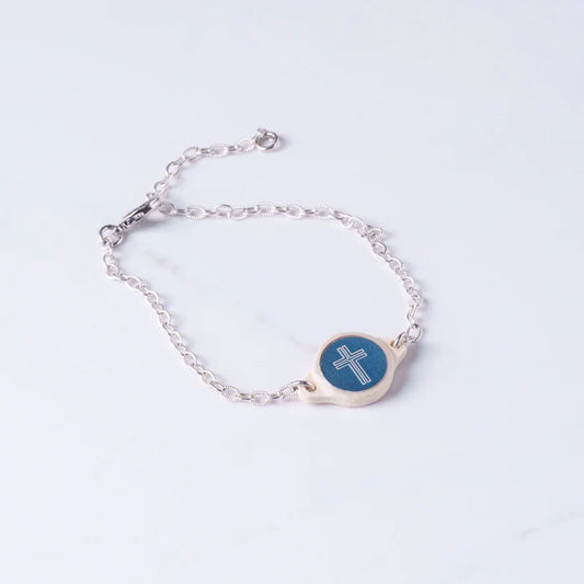 Tap To Pray® Survivor Series Bracelet Silver Plated
