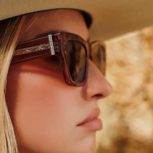 DIFF- Beth II- Warm Sierra Brown Polarized Sunglasses