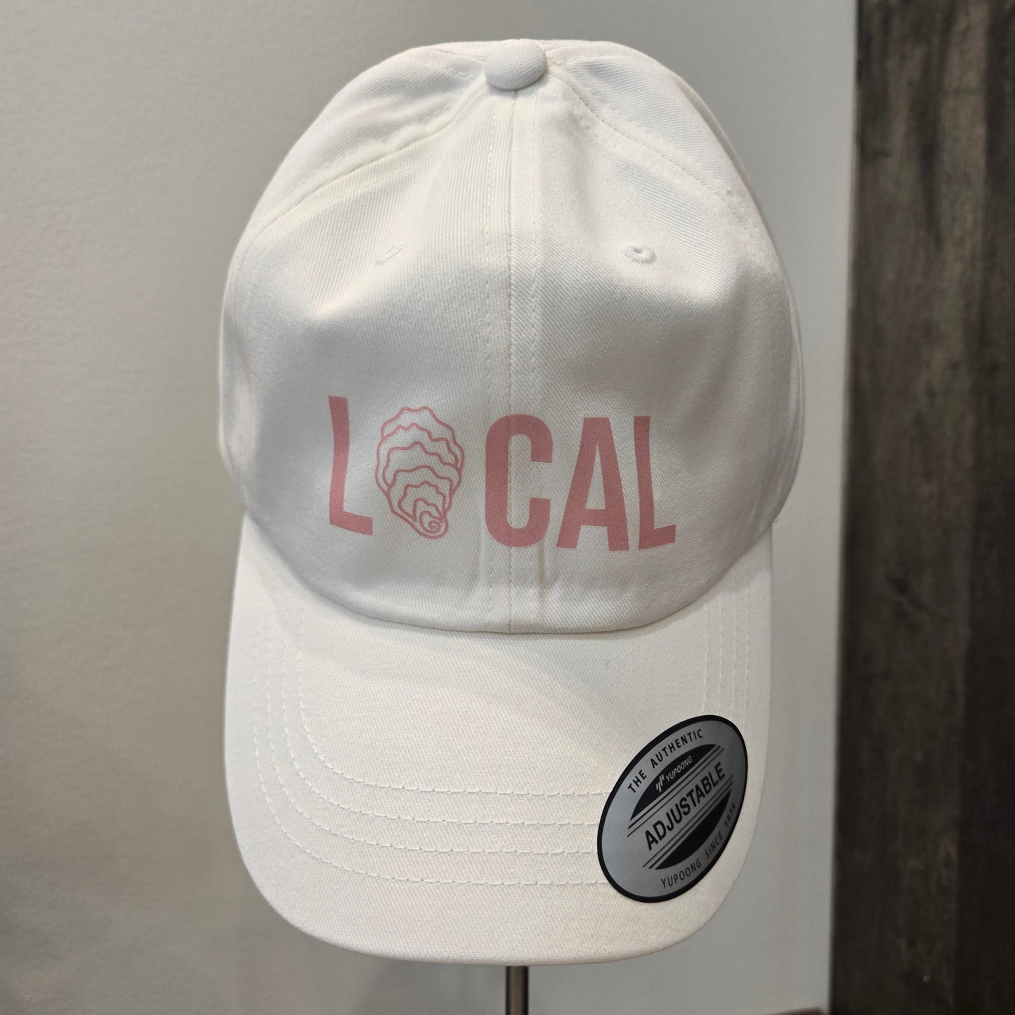 Local ball cap with seashell