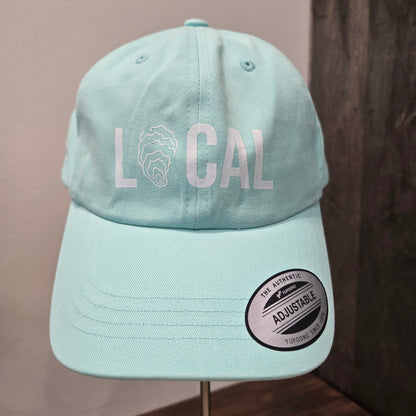 Local ball cap with seashell