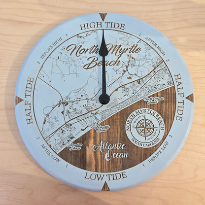 Lowcountry Tide Clock - 12 " North Myrtle Beach