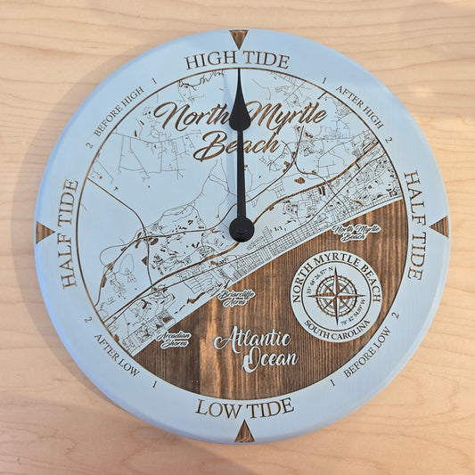 Lowcountry Tide Clock - 12 " North Myrtle Beach