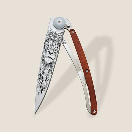 Lion, Coral Wood Knife