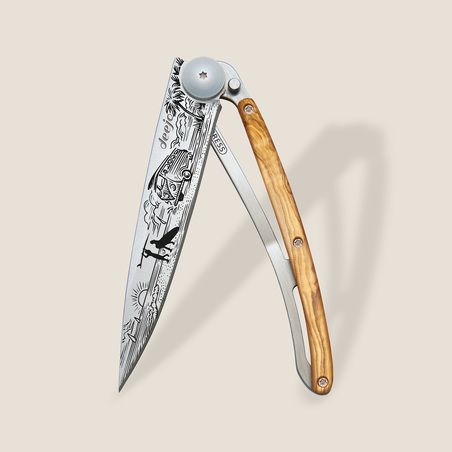 Van Life Knife, Olive Wood