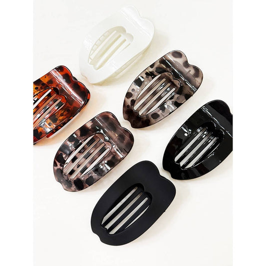 Leopard Flat Hair Claw