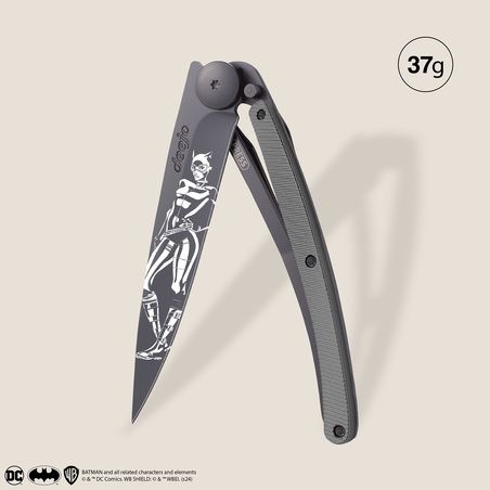 Catwoman 37g Knife, Dark Grey Aluminum