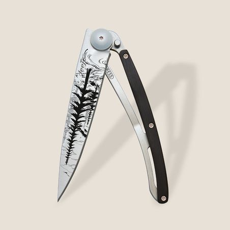 Forest 37g Knife, Titanium, Ebony Wood