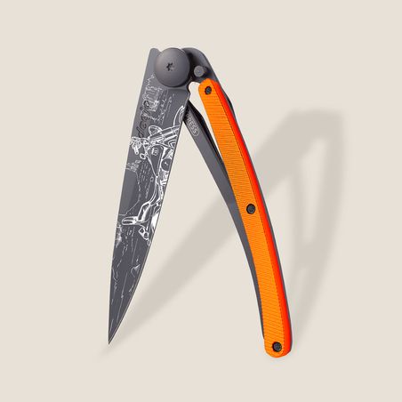 Easy Rider 37g Knife, Orange Aluminum