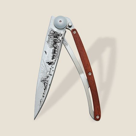 Go West 37g Knife, Coral Wood