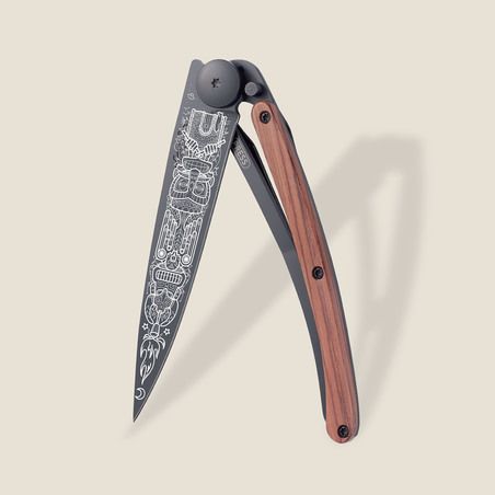 Totem 37g Knife, Coral Wood