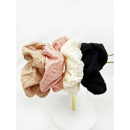 Eyelet Lace Scrunchies