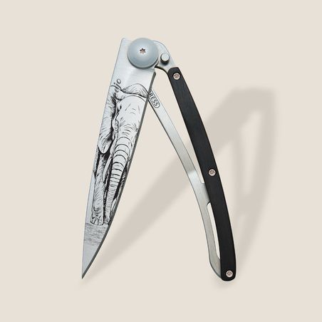 Elephant 37g Knife, Ebony Wood