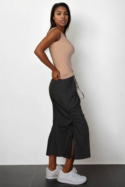 Ribbed V-Neck Sleeveless Top