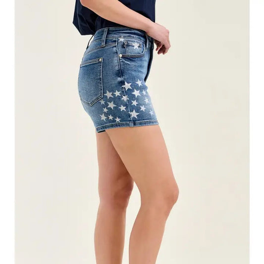 Stars & Stripes Jean Shorts