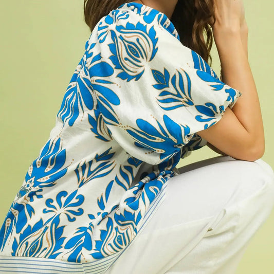 Coastal Capri Blouse