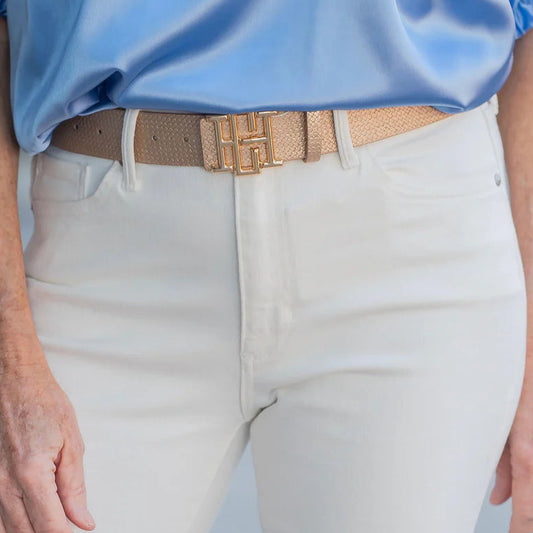 Bridgette Belt Woven Gold