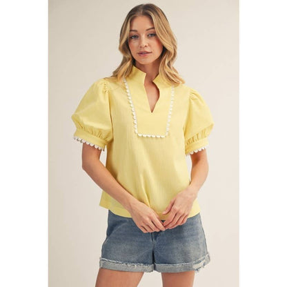 Sunshine Scallop Top