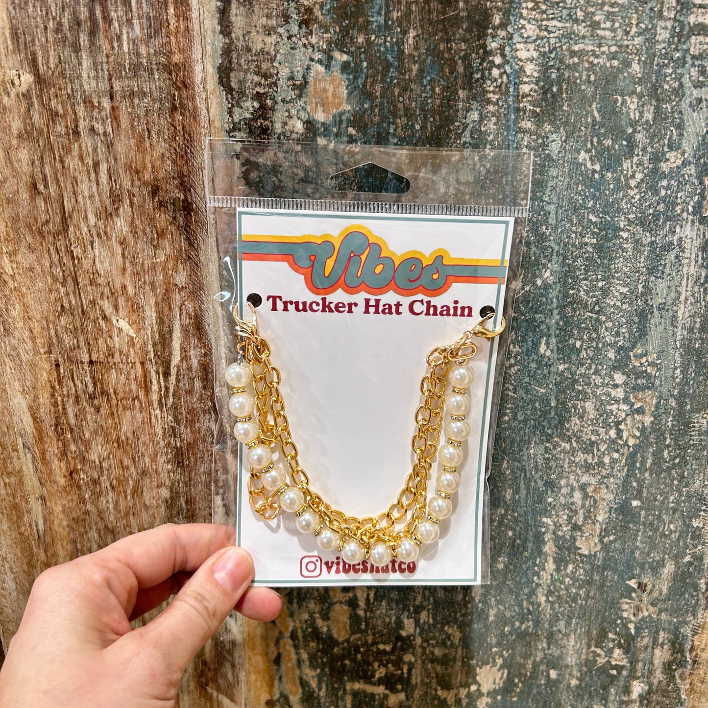 Pearl Triple Layer Trucker Chain