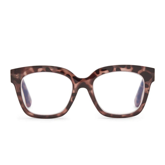 DIFF Blue Light Readers - AVA - beige tortoise 3.0