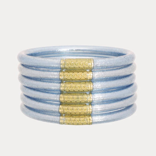 Budhagirl Celeste All Weather Bangles- Set of 6- Large
