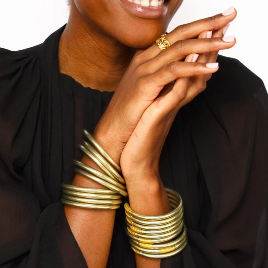 BuDhaGirl Etoile All Weather Bangles (Set of 6) -Large
